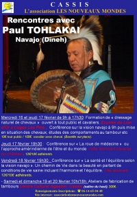 Paul Tohlakai Représentant et maître de cérémonie Dineh (navajo)